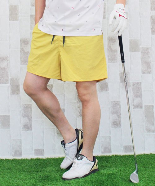 セール ゴルフパンツメンズ ハーフパンツ ショートパンツ ナイロン 短パン ショーツ 水陸両用 短め 膝上 アウトドアウェア 海 サーフ スポーツ 夏 トップイズム Topism Magaseek