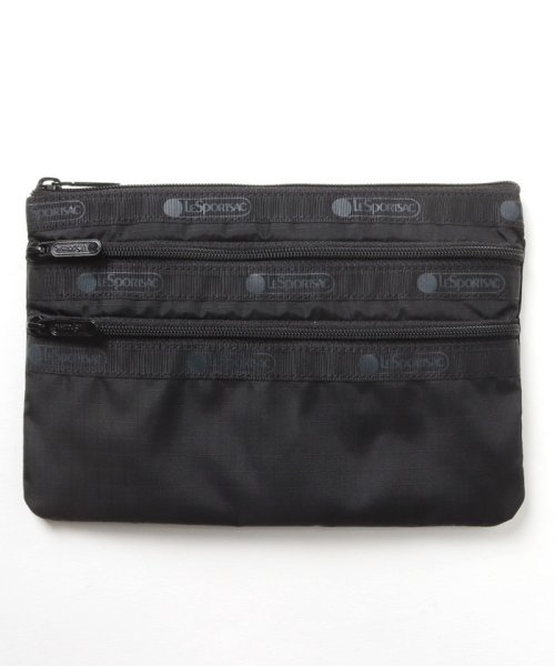 3－ZIP COSMETICリサイクルドブラックJP(504757777) LeSportsac(LeSportsac) MAGASEEK