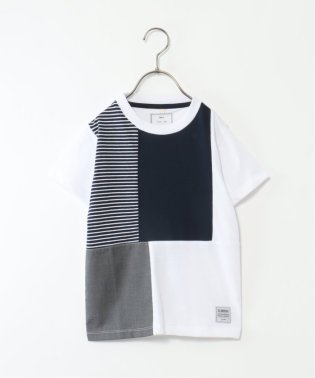 ikka kids/【キッズ】ボーダーブロッキングTシャツ（120〜160cm）/504605000