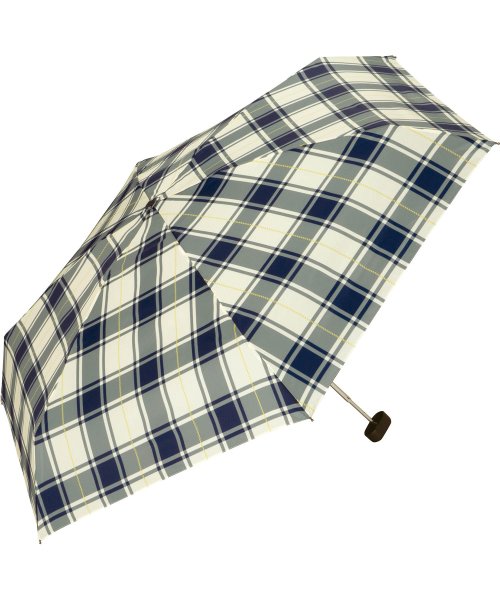 Wpc．(Wpc．)/【Wpc.公式】雨傘 リップストップポーチフォールディングアンブレラ  53cm コンパクト 晴雨兼用 メンズ レディース 折りたたみ傘/ラインチェック