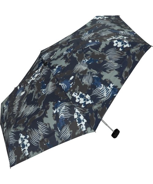 Wpc．(Wpc．)/【Wpc.公式】雨傘 リップストップポーチフォールディングアンブレラ  53cm コンパクト 晴雨兼用 メンズ レディース 折りたたみ傘/ペイントネイビー