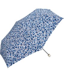 Wpc．(Wpc．)/【Wpc.公式】雨傘 ワントーンフローラル ミニ 50cm 継続はっ水 晴雨兼用 レディース 折り畳み傘/ブルー