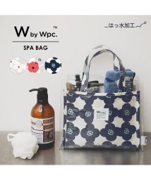 Wpc．(Wpc．)/【Wpc.公式】スパバッグ はっ水加工 3WAY 温泉バッグ レディース/カメリアネイビー