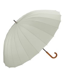 Wpc．(Wpc．)/【Wpc.公式】雨傘 24本骨アンブレラ  65cm 和傘風 大きい 丈夫 メンズ レディース 長傘/GY