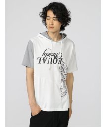 semanticdesign/切替カレッジ 半袖ルーズTパーカー 半袖 メンズ Tシャツ カットソー カジュアル インナー ビジネス ギフト プレゼント/504758905