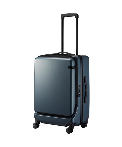 エース スーツケース Mサイズ 64L/71L フロントオープン 静音 軽量 拡張機能付き コーナーストーン2－Z  06864(504759451) MAGASEEK