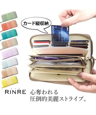 RINRE/【RINRE/リンレ】長財布 RINRE/リンレ 財布 大容量 ラウンドファスナー ブランド カード ハニカム メンズ コインスルー ギャルソン 財布 ガバッと/504759765