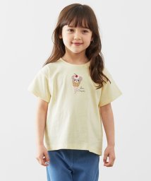 anyFAM（KIDS）(エニファム（キッズ）)/接触冷感たべものTシャツ/クリーム系