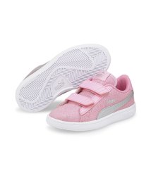 PUMA(プーマ)/キッズ ガールズ プーマ スマッシュ V2 グリッツグラム V PS スニーカー 17－21cm/PRISMPINK-PUMASILVER