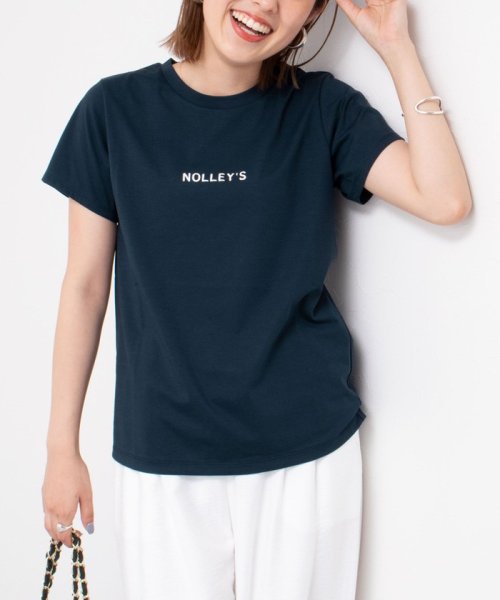 NOLLEY’S(ノーリーズ)/NOLLEY’S Tシャツ/ネイビー
