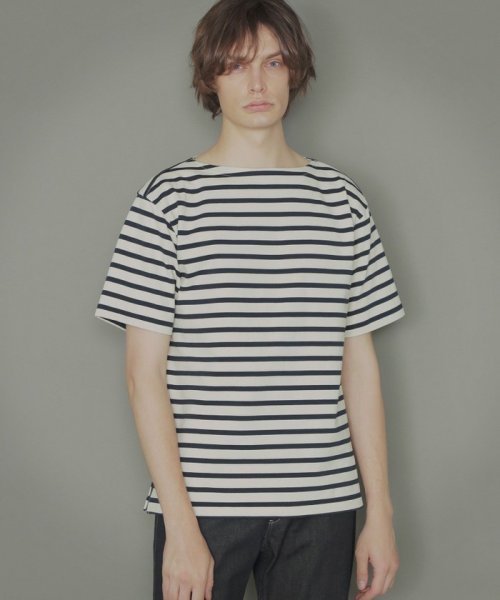 Tournier トゥルニエ ボーダー半袖バスクシャツ Mackintosh London メンズ Mackintosh London Magaseek
