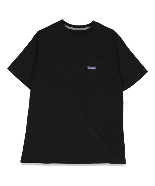 パタゴニア Patagonia パタゴニア Patagonia Tシャツ 半袖 メンズ レディース P 6 Label Pocket Responsibili Tee ブラック ホワイト グレ Magaseek