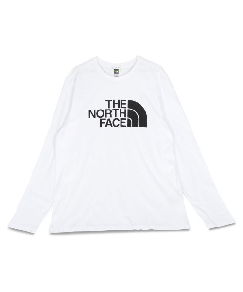 THE NORTH FACE(ザノースフェイス)/ノースフェイス THE NORTH FACE Tシャツ 長袖 ロンT カットソー オフ マウンテン エッセンシャル メンズ ロゴ OFF MOUNTAIN ES/ホワイト