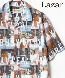 LAZAR(ラザル)/【Lazar】レーヨン ストリート オープンカラー アロハシャツ/総柄シャツ/柄C