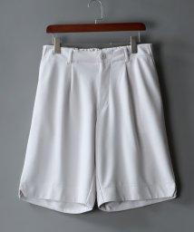 SITRY(SITRY)/【SITRY】Cut georgette wide Shorts/カットジョーゼット ワイド ショーツ メンズ/ホワイト