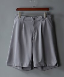 SITRY(SITRY)/【SITRY】Cut georgette wide Shorts/カットジョーゼット ワイド ショーツ メンズ/ミディアムグレー