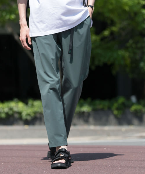 32 割引ブラック グレー ベージュ グリーン系その他 S メンズ Sサイズ相当 M メンズ Mサイズ相当 L メンズ Lサイズ相当 Xl メンズ Xlサイズ相当 ネット限定 パンツ 別注 Gramicci Urban Research Solotexドライタッチギャバパンツ ボトムス