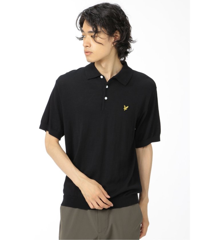 セール】ライル&スコット/LYLE&SCOTT 綿天竺ニット 半袖ポロ(504761791