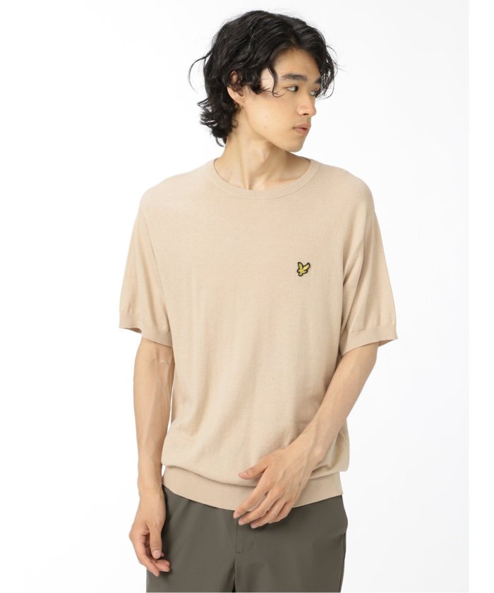 セール】ライル&スコット/LYLE&SCOTT 綿天竺ニット クルーネック 半袖