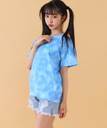 ANAP　GiRL(アナップガール)/タイダイ柄コクーンオーバーTシャツ/ブルー