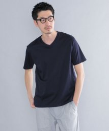 SHIPS MEN(シップス　メン)/SHIPS: ALBINI Vネック 無地 Tシャツ/ネイビー