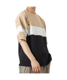 MAC HOUSE(men)(マックハウス（メンズ）)/KANGOL カンゴール 切り替えTシャツ KPMC－10262－EC/ベージュ