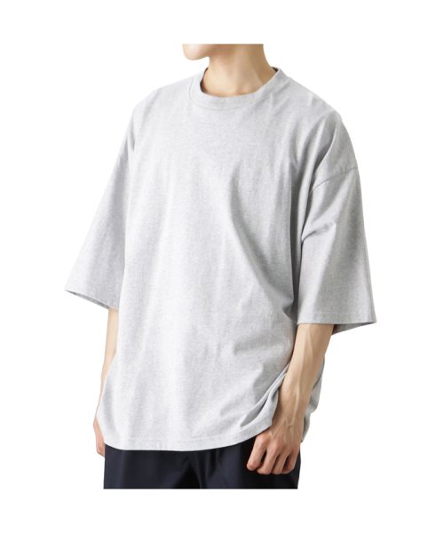 MAC HOUSE(men)(マックハウス（メンズ）)/Goodwear グッドウェア スーパービッグ半袖Tシャツ 2W7－11222/グレー