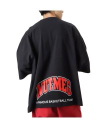 MAC HOUSE(men)(マックハウス（メンズ）)/Goodwear グッドウェア Goodwear × NUTMEG ロゴプリントビッグTシャツ 2W7－12209/ブラック