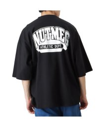 MAC HOUSE(men)(マックハウス（メンズ）)/Goodwear グッドウェア Goodwear × NUTMEG ロゴ刺繍ポケット付きビッグTシャツ 2W7－12210/ブラック