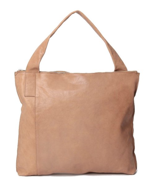 PATRICK STEPHAN(パトリックステファン)/Leather shoulder bag ’simple’ 2/ライトブラウン