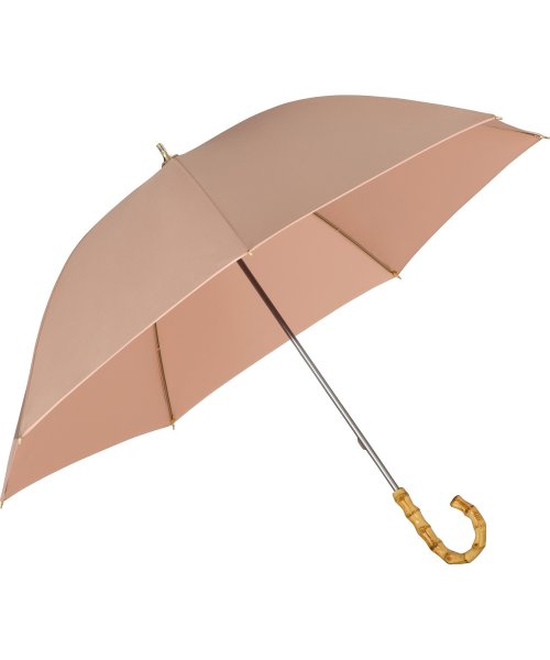 Wpc．(Wpc．)/【Wpc.公式】日傘 遮光インサイドカラー 50cm 完全遮光 UVカット100％ 遮熱 晴雨兼用 レディース 長傘 /ベージュ