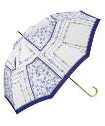 Wpc．(Wpc．)/【Wpc.公式】雨傘 フラワーパネル  58cm 継続はっ水 晴雨兼用 レディース 長傘/NV