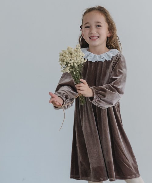 セール 襟 レース ベロア ワンピース ガールズ 長袖 ベルベット ペアマノン Pairmanon Magaseek セール 襟 レース ベロア ワンピース ガールズ 長袖 ベルベット ペアマノン Pairmanon Magaseek