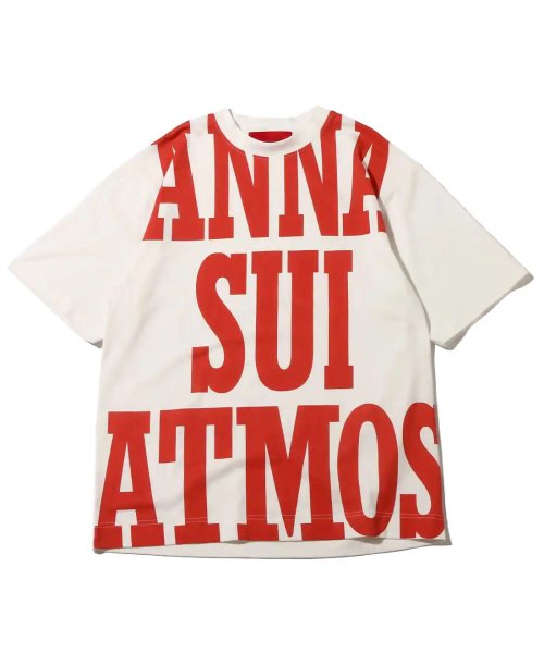 ANNA SUI ATMOS(ANNA SUI ATMOS)/アナスイ アトモス ビッグロゴティーシャツ/ホワイト
