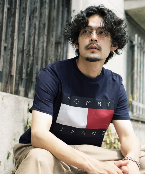 セール Tommy Hilfiger トミー ヒルフィガー Tjフラッグtee Tシャツ メンズ 半袖 おしゃれ トップス 綿 綿100 ロゴ ブランド ジギーズショップ Jiggys Shop Magaseek