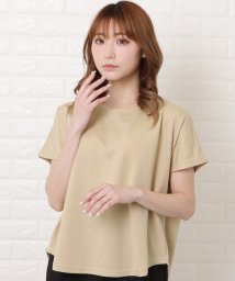 Lace Ladies/バックタック半袖Tシャツカットソー/504767653