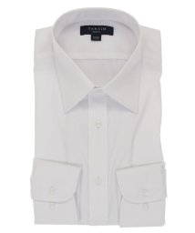 TAKA-Q/【白無地】形態安定 吸水速乾 スリムフィット レギュラーカラー 長袖 シャツ メンズ ワイシャツ ビジネス ノーアイロン 形態安定 yシャツ 速乾/504767726