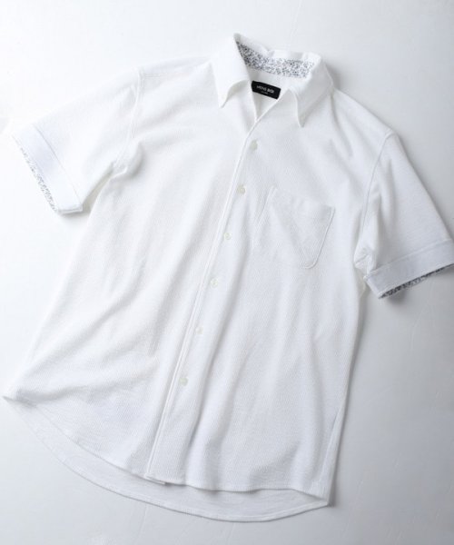 Men's Bigi(メンズビギ)/吸水速乾（COOL MAX）ポロシャツ/ホワイト