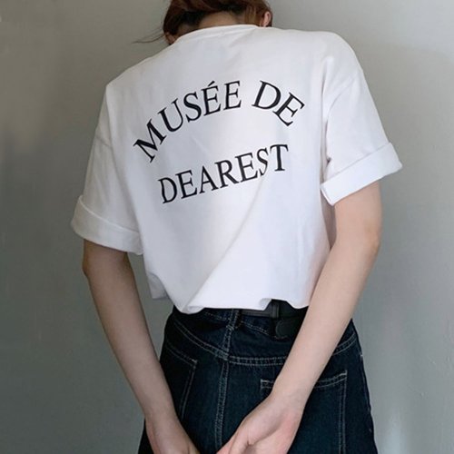 セール ミニミニストア Miniministore ロゴtシャツ レディース 夏 韓国 Magaseek