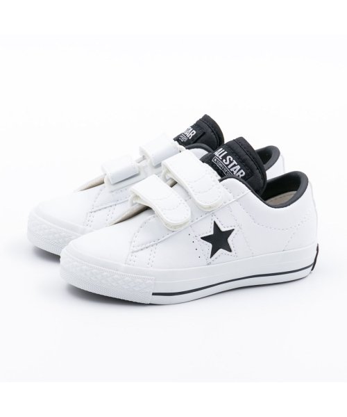 セール キッズ 男の子 女の子 コンバース Converse スニーカー ファーストスター ワンスター V 2 ローカット マジックテープ 白 黒 Co Kidsone コンバース Converse Magaseek