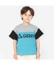 BRANSHES(ブランシェス)/【GERRYコラボ】配色半袖Ｔシャツ/ターコイズブルー