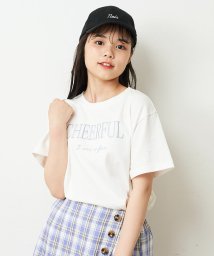 a.v.v(KID'S)/[100－130]カラーロゴ刺繍Tシャツ/504669348