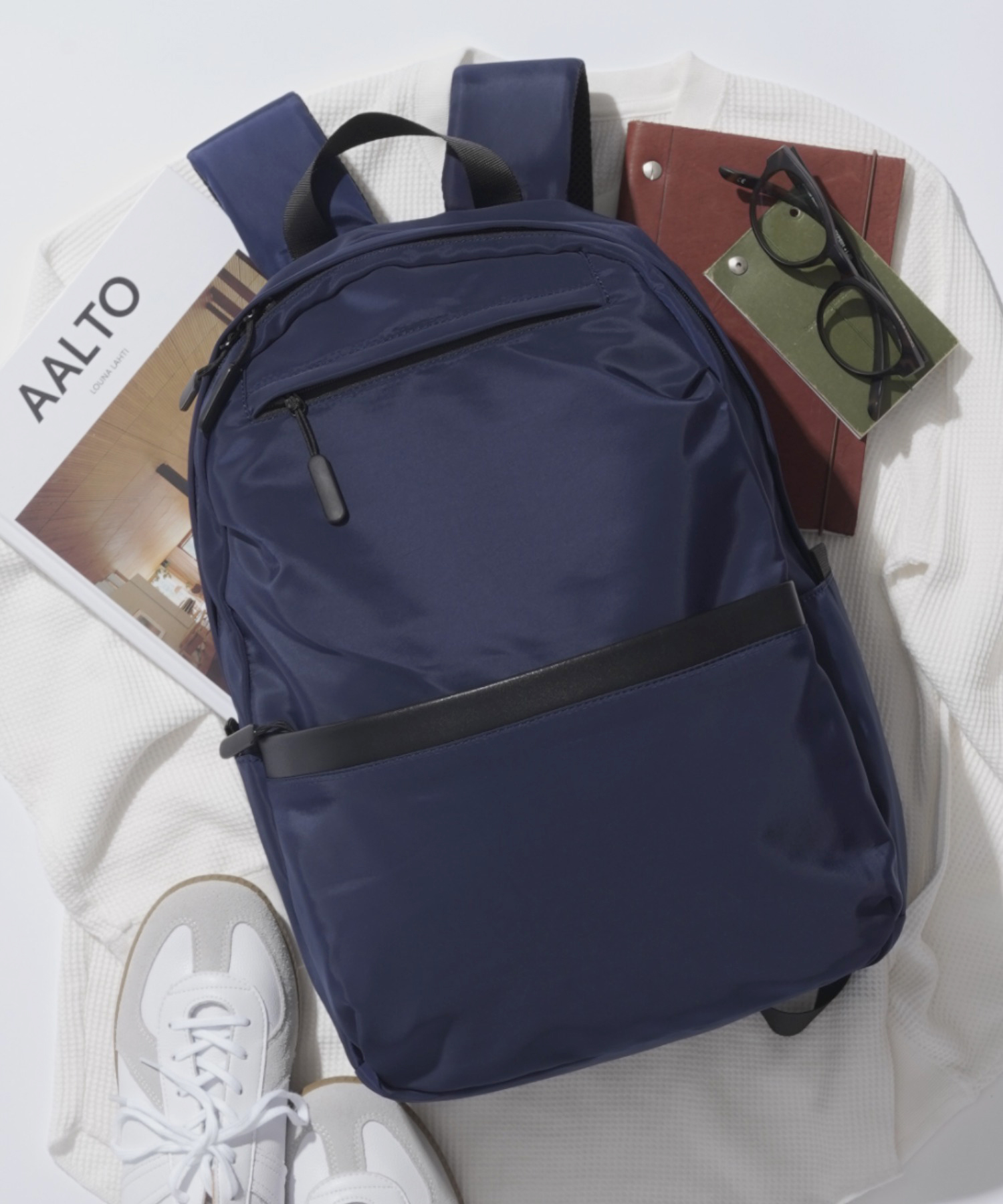 セール】【MAISON CLUB】シンプル デザイン ファンクション リュック