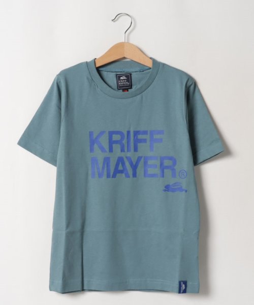 KRIFF MAYER(クリフ メイヤー)/楽LUCK－TEE（KMロゴ）（120～170cm）/サックス