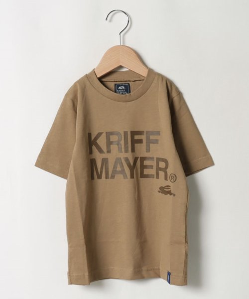 KRIFF MAYER(クリフ メイヤー)/楽LUCK－TEE（KMロゴ）（120～170cm）/ベージュ