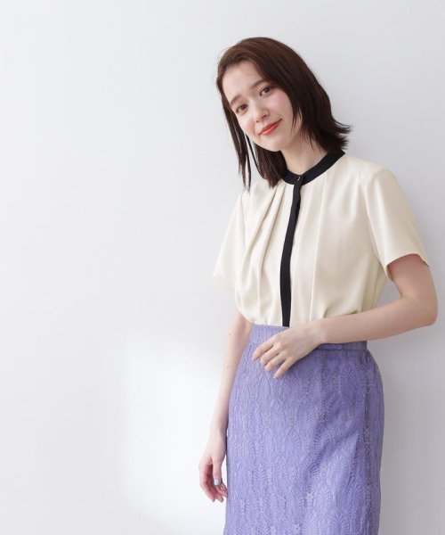 セール バイカラー半袖ブラウス エヌナチュラルビューティベーシック N Natural Beauty Basic Magaseek セール バイカラー半袖ブラウス エヌナチュラルビューティベーシック N Natural Beauty Basic Magaseek