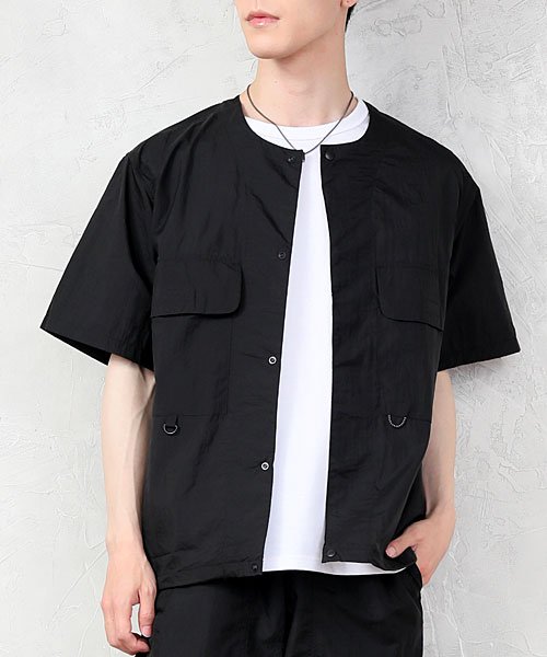 セール トップイズム Topism 半袖シャツ メンズ ノーカラー シャツジャケット 超軽量 撥水加工 無地 アウトドア スポーツ ストリート ルームウェア 男女兼用 Magaseek セール トップイズム Topism 半袖シャツ メンズ ノーカラー シャツジャケット 超軽量 撥水加工 無地 アウトドア スポーツ ストリート ルームウェア 男女兼用 Magaseek