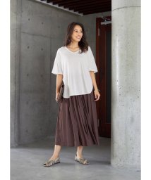 STYLE DELI/【Made in JAPAN】ヴィンテージサテンギャザーロングスカートA／85cm丈/504769469
