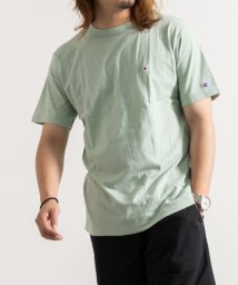 Nylaus(ナイラス)/Champion C3－P300 ワンポイント クルーネック 半袖 Tシャツ/ライム