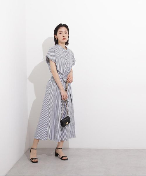 セール ウエストマークフォルムシャツワンピース ナチュラルビューティーベーシック Natural Beauty Basic Magaseek